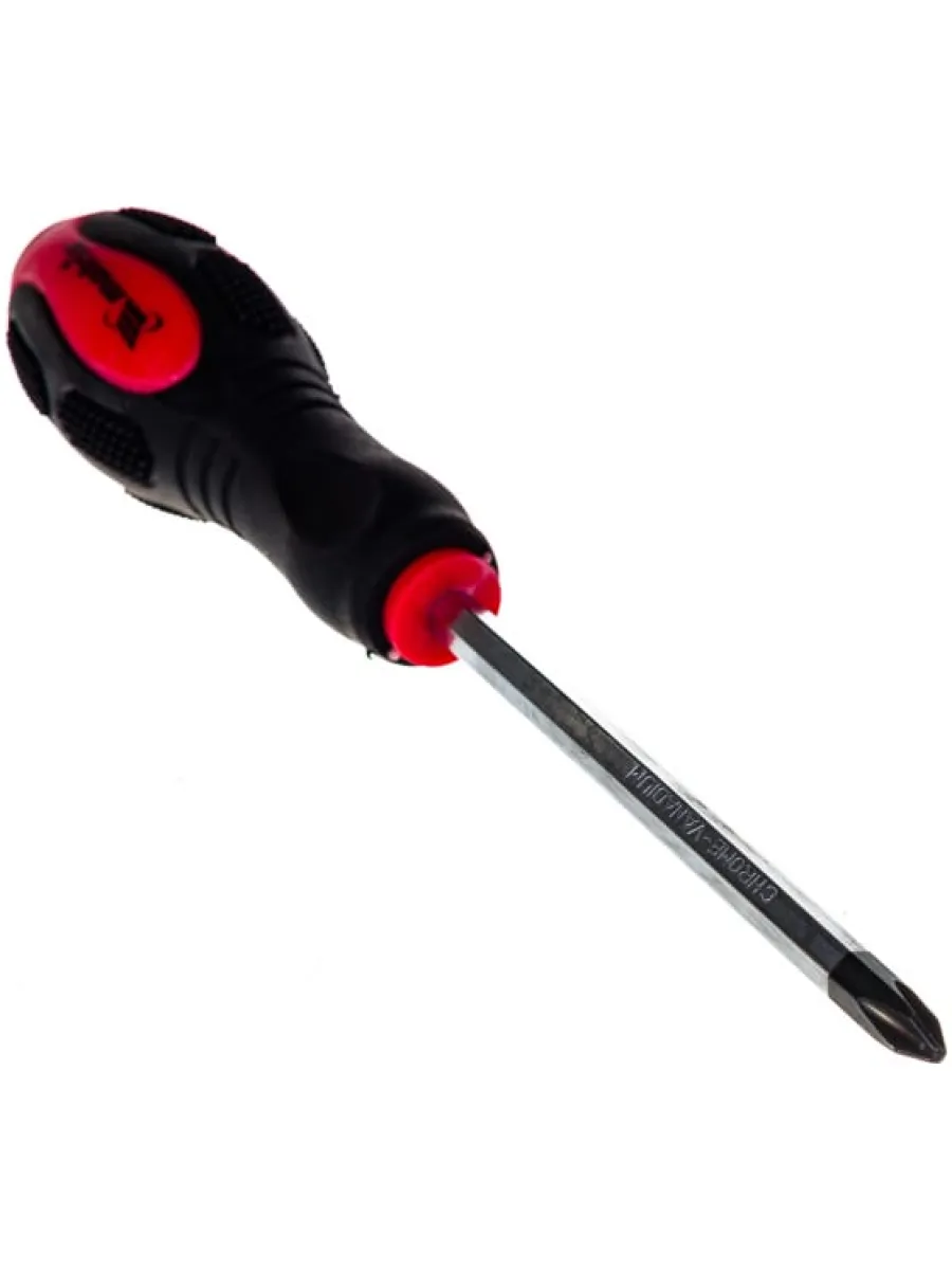 Отвертка ударная PH2 х100 мм, двухкомп рукоятка LASTING TOOLS
