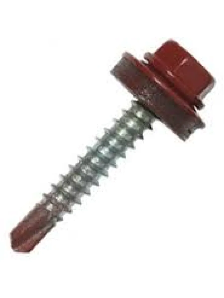 Саморезы ш/г 3003 кр. рубин 4,8х28 (упаковка 650шт.) POWER FASTEN