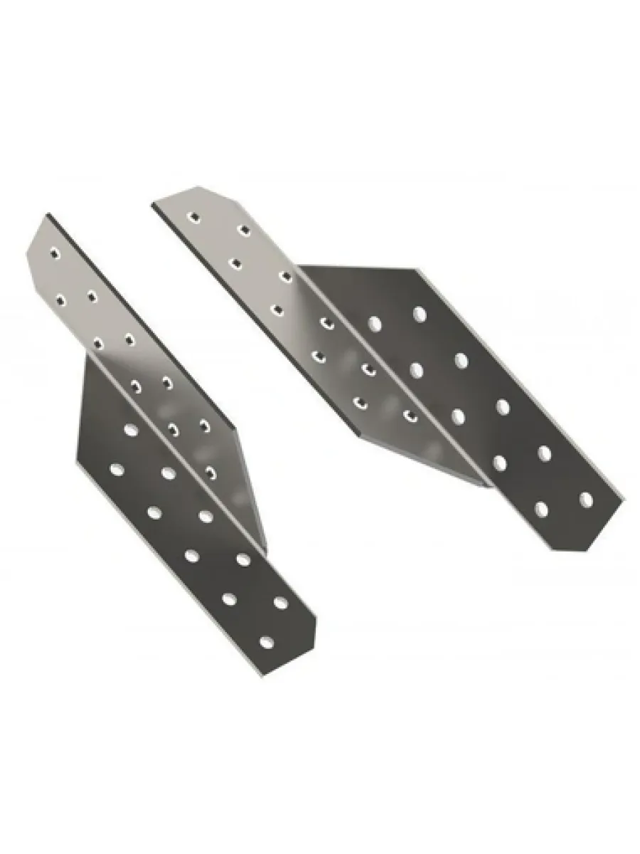 Держатель балки правый, оцинк. 170х40х40 (170х30х30)