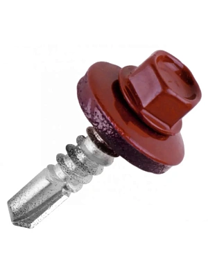 Саморезы ш/г 3005 кр. вино 4,8х19 (упаковка 800шт.) POWER FASTEN
